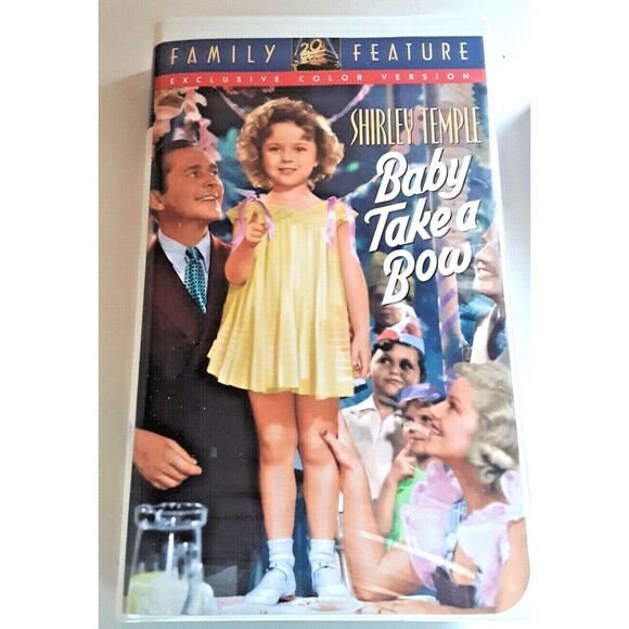 Shirley Temple VHS 3 Tape Gift Set "Curly Top" "Heidi" "Baby Take a Bow" - Picture 7 of 12